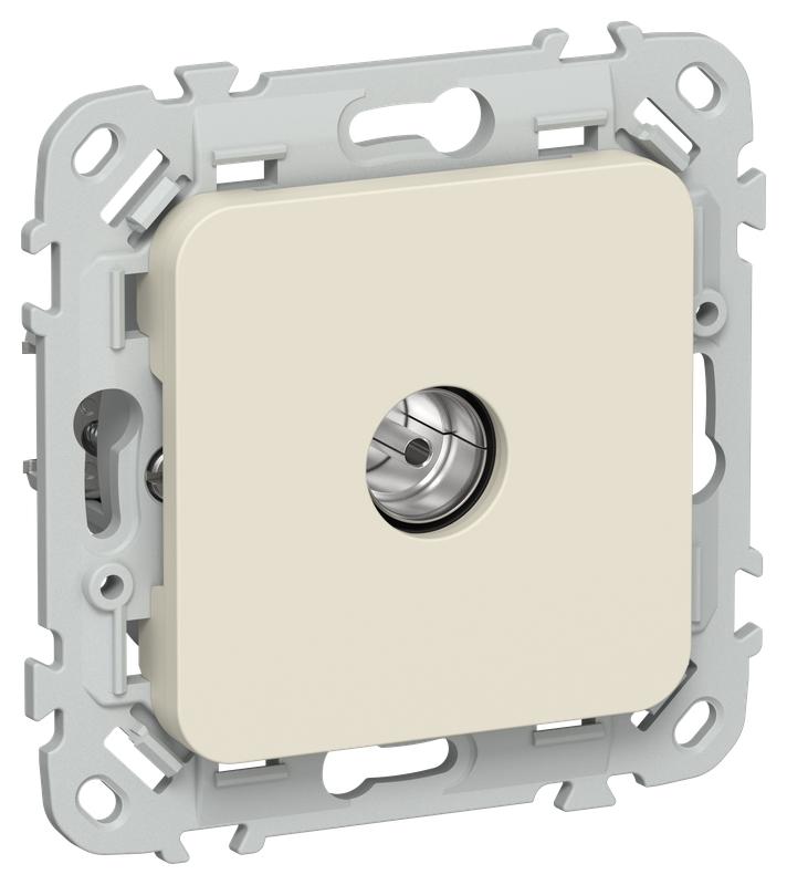 розетка телевизионная оконечная сп flite ртвм-1-1-1-флсл тип m экранир. механизм сливочный iek fi-a13-o-k86 от BTSprom.by