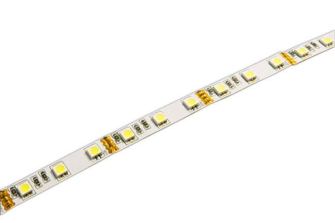 лента светодиодная pls 5050/60-12v 14.4вт/м 6500к холод. бел. ip20 (уп.5м) jazzway 1000972 от BTSprom.by