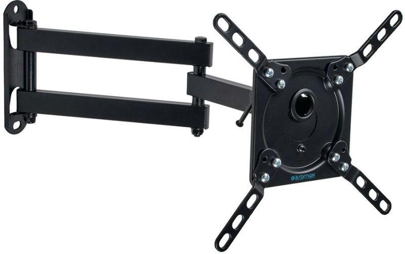 кронштейн для телевизора dix-14 15-42дюйм макс.20кг настенный поворотно-выдвижной и наклонный черн. kromax 1124004 от BTSprom.by