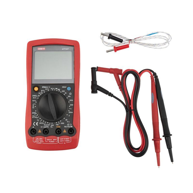  Мультиметр автомобильный UT107 UNI-T 13-0027 фото в каталоге от BTSprom.by