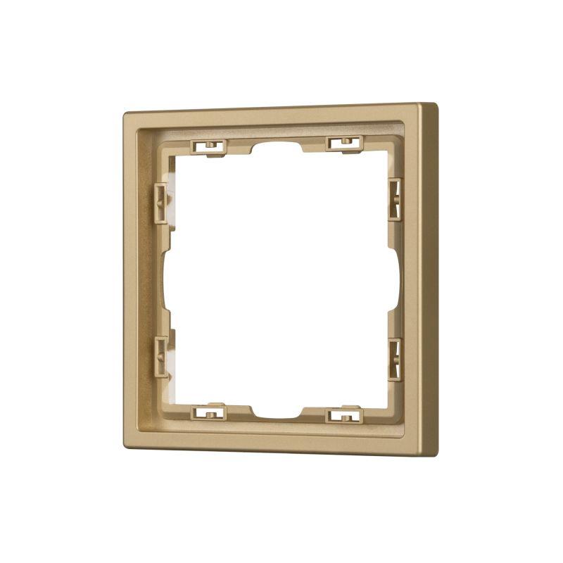 рамка 1-м frm-nobe-sfpl-1-gd пластик. зол. arlight 054213 от BTSprom.by