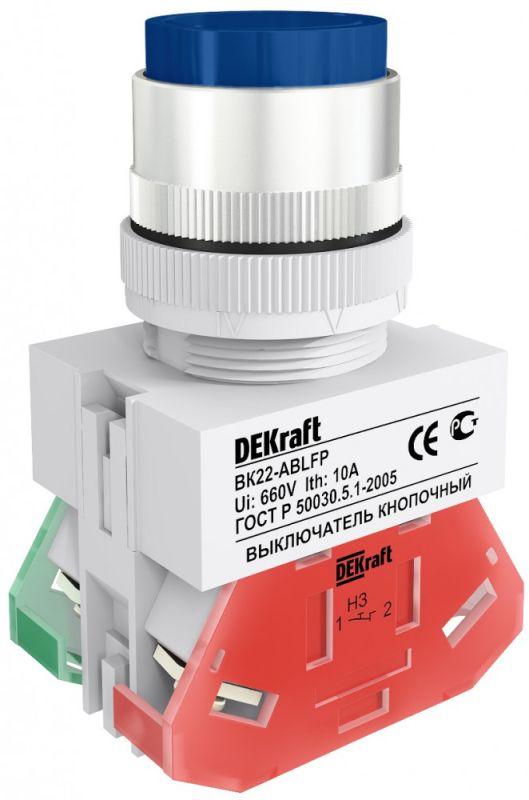 выключатель кнопочный ablfp вк-22 d22мм 220в син. dekraft 25022dek от BTSprom.by выключатель кнопочный ablfp вк-22 d22мм 220в син. dekraft 25022dek от BTSprom.by