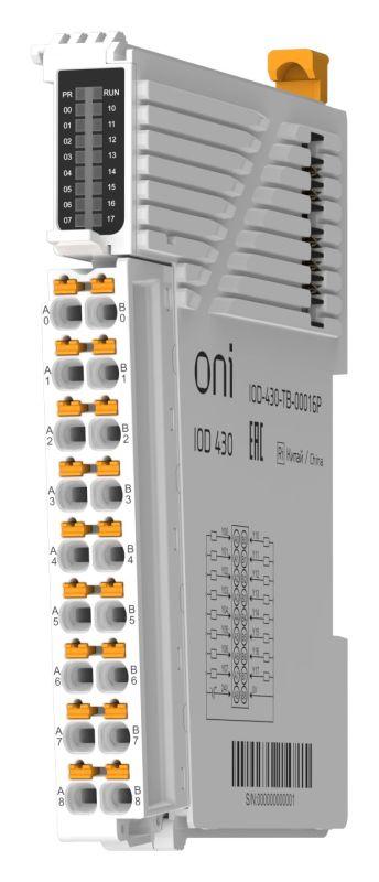 модуль дискретного вывода iod 430 16 сигналов pnp oni iod-430-tb-00016p от BTSprom.by