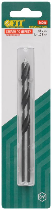  Сверло по дереву CrV Профи 9мм FIT 36066 фото в каталоге от BTSprom.by