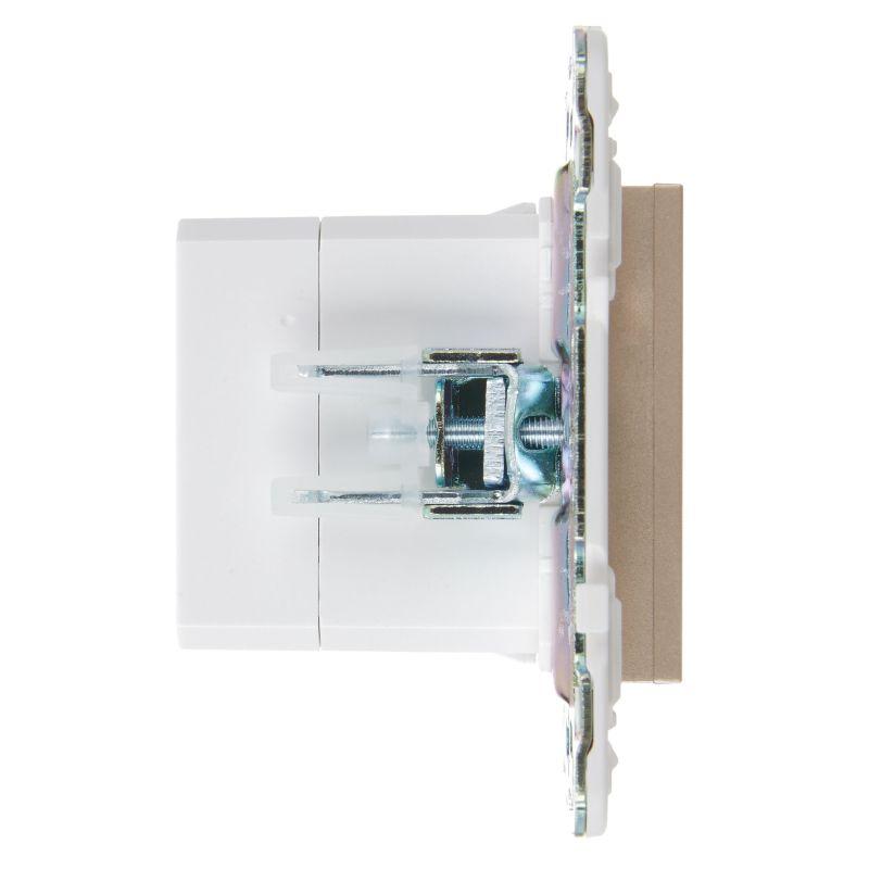  Розетка USB A+A 3.1А SKANDY SK-R15Sa песочн. IEK SK-U21-D31-K98 фото в каталоге от BTSprom.by