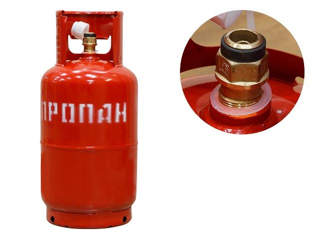 баллон газовый бытовой 12л с кб-2 (1-12-2-в) (с клапаном) (новогаз) нз 236.00.00-01 от BTSprom.by