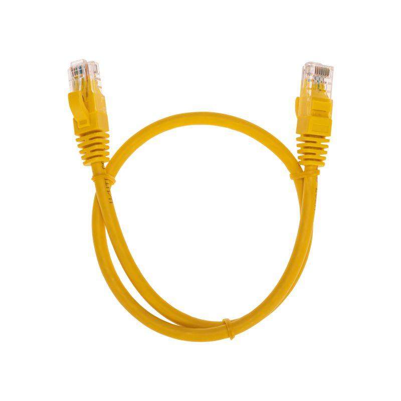 патч-корд u/utp cat 6 rj45-rj45 26awg lszh желт. 0.5м rexant 02-0295-05 от BTSprom.by