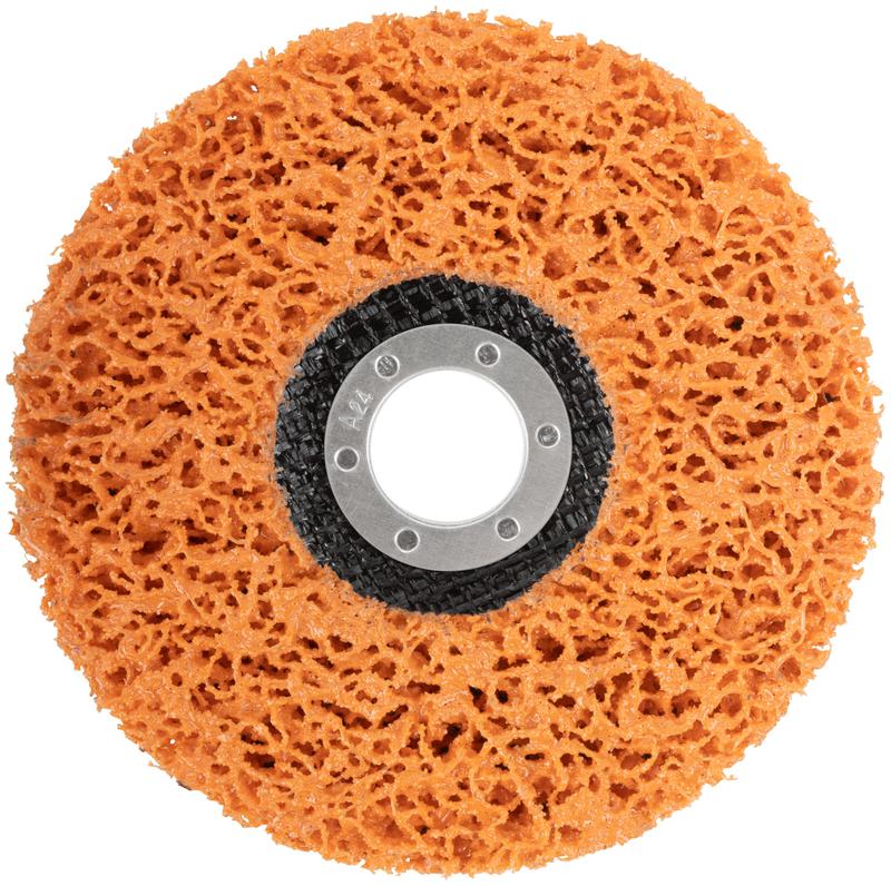  Диск зачистной полимерный керамический абразив посадочный диаметр 22.2мм 125мм FIT 39607 фото в каталоге от BTSprom.by