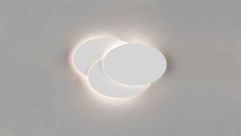 светильник настенный o-shade gw-6809r-12-wh-ww 12вт 3000к ip20 бел. designled 00-00003204 от BTSprom.by