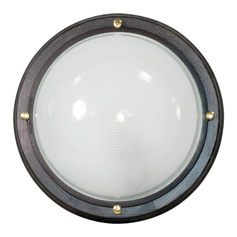  Светильник НПП 03-100-009 "Самарканд" 1101 60Вт E27 IP65 кругл. большой матов./корпус дерево венге (инд. упак.) Элетех 1005500962 фото в каталоге от BTSprom.by