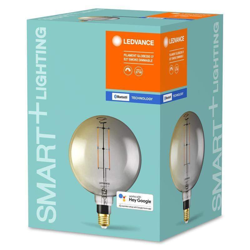 лампа светодиодная smart+ filament globe dimmable 37 6вт/2700к e27 ledvance 4058075486188 от BTSprom.by