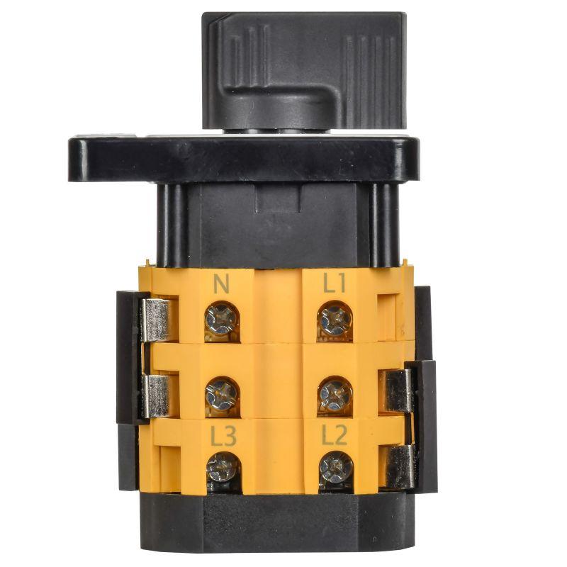  Переключатель кулачковый 16А (сх. 66) стандартная черн. рукоятка MASTER IEK MI-CS10-016-066-K02 фото в каталоге от BTSprom.by