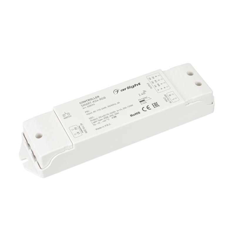 контроллер smart-k24-rgb (230в 3х1а 2.4g) (ip20 пластик) arlight 028293 от BTSprom.by
