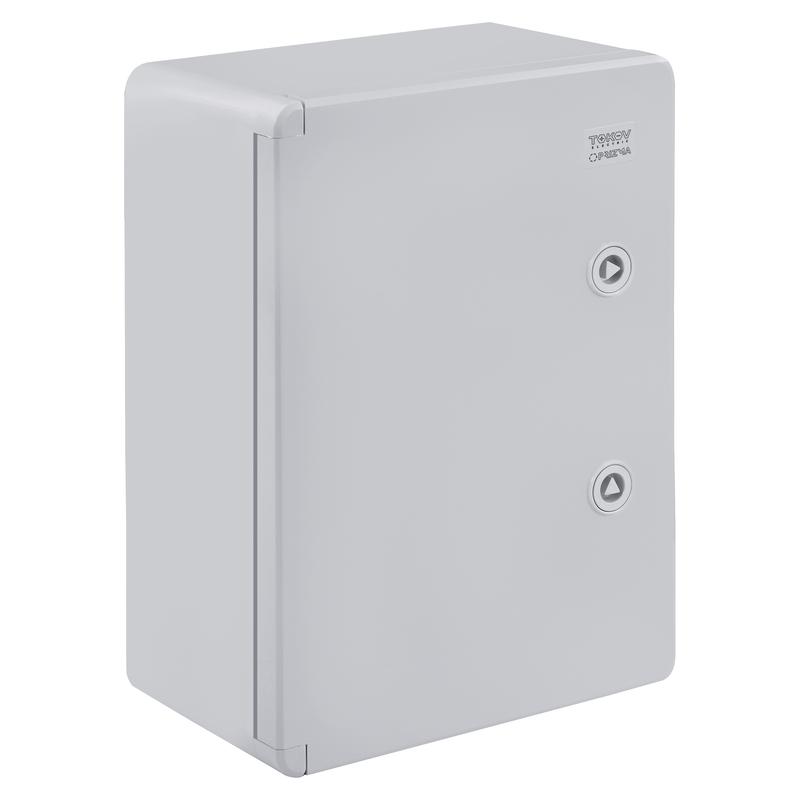 корпус ударопрочный щмпп 350х250х150 ik10 ip65 абс пластик prizma tokov electric tke-pz-pb02-ik10-ip65 от BTSprom.by