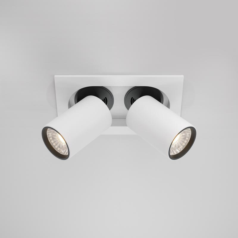  Светильник Hidden 2х10Вт 4000К 36град. встраив. Maytoni DL045-02-10W4K-W фото в каталоге от BTSprom.by