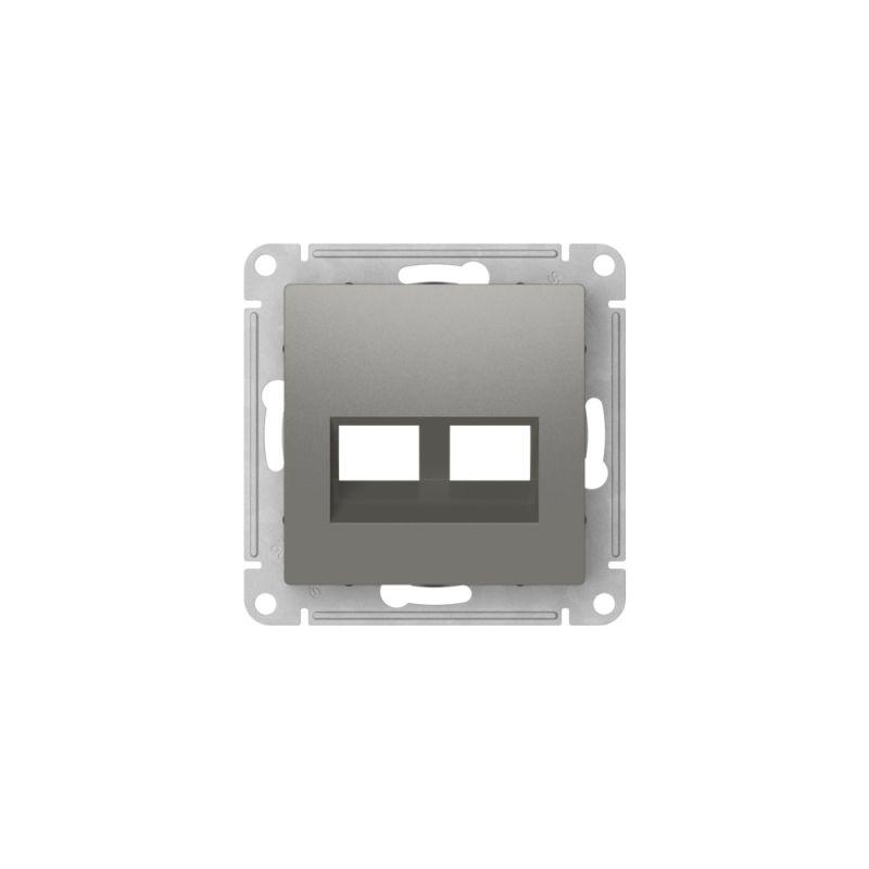  Накладка двойная AtlasDesign для информационных функций типа Keystone сталь SE ATN000990 фото в каталоге от BTSprom.by