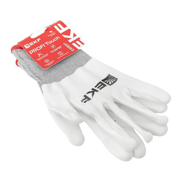  Перчатки рабочие PROFI Touch для чистовых работ 15 класс 7 размер EXPERT EKF pe15pm-7-exp фото в каталоге от BTSprom.by