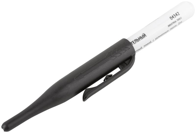  Маркер строительный перманентный тонкий удлиненное перо черн. FIT 04342 фото в каталоге от BTSprom.by