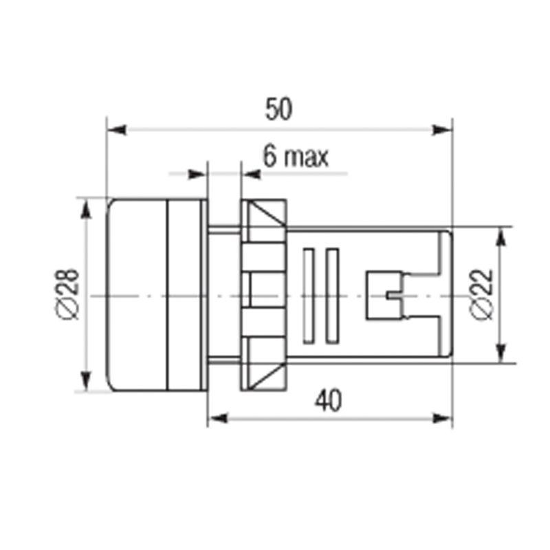  Матрица светодиодная AD22-230 В зел. Rexant 36-4741 фото в каталоге от BTSprom.by