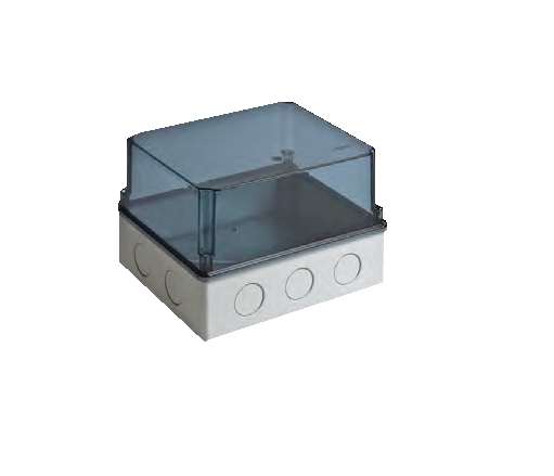 коробка распределительная оп и монтажа приборов 240х199х165мм ip55 прозр. крышка ruvinil 67067п от BTSprom.by