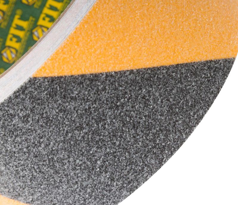  Лента клейкая противоскользящая 50ммх5м черн.-желт. FIT 11971 фото в каталоге от BTSprom.by