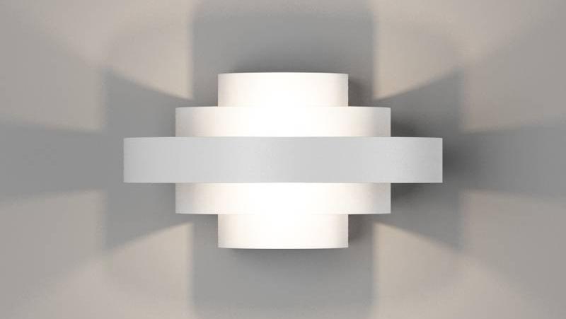 светильник настенный viana gw-5809-6-wh-ww 6вт 3000к ip20 бел. designled 00-00004436 от BTSprom.by