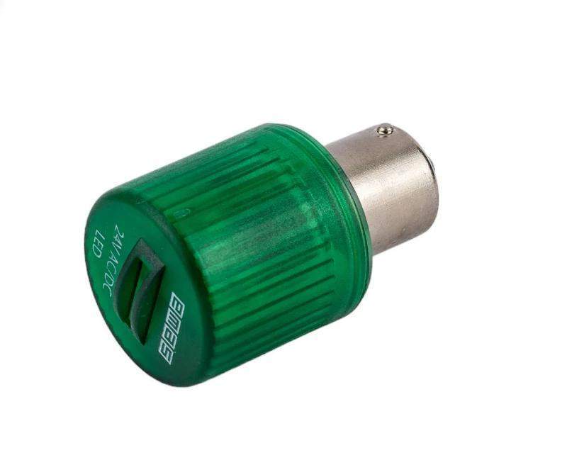 светодиод led 24v ac/dc зел. emas ikml024y от BTSprom.by