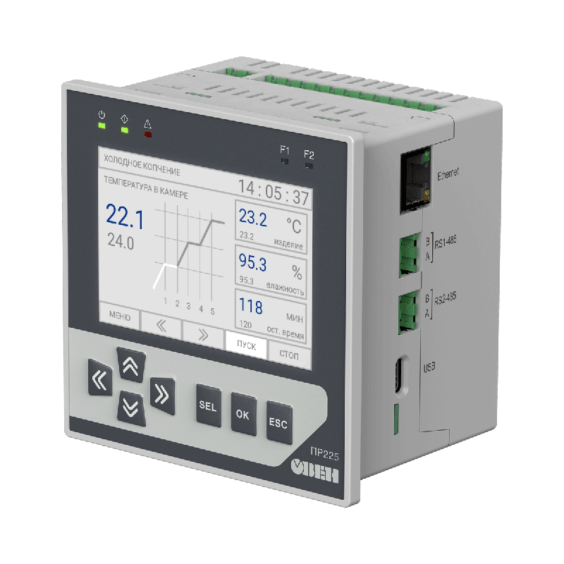 устройство управляющее многофункциональное пр225-24.1208.01.2.0 овен 158947 от BTSprom.by