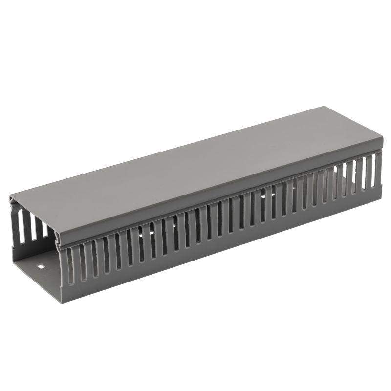 кабель-канал перфорированный 60х40 l2000 сер. kk-60-40-perf эра б0050776 от BTSprom.by