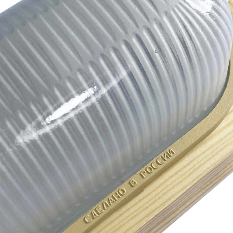  Светильник НПП 03-60-021 "Самарканд" 1401 1х60Вт E27 IP65 овал малый матов./корпус дерево сосна (инд. упак.) Элетех 1005500982 фото в каталоге от BTSprom.by