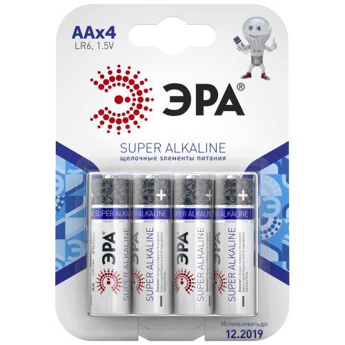 элемент питания алкалиновый aa/lr6 lr6-4bl (блист.4шт) эра c0038450 от BTSprom.by