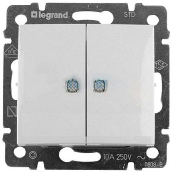 выключатель 2-кл. сп valena 10а ip20 с индикацией механизм бел. (diy-упак.) iek 694278 от BTSprom.by