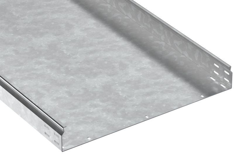 Лоток листовой неперфорир. 80х600 L2500 сталь 2.0мм HDZ ESCA 7 IEK CLN10-080-600-200-D25-HDZ от BTSprom.by