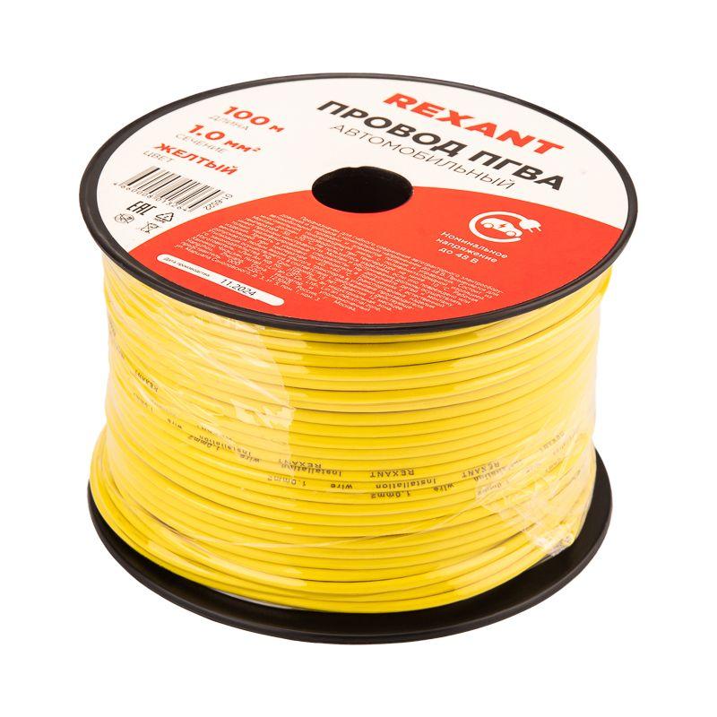  Провод ПГВА 1 Ж бухта (м) Rexant 01-6522 фото в каталоге от BTSprom.by