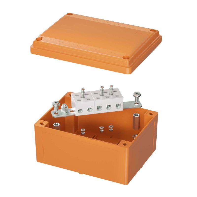 коробка ответвительная fs 150х110х70мм 5р 450в 30а 16кв.мм с гладкими стенками и клеммн. ip56 пластик. dkc fsb20516 от BTSprom.by