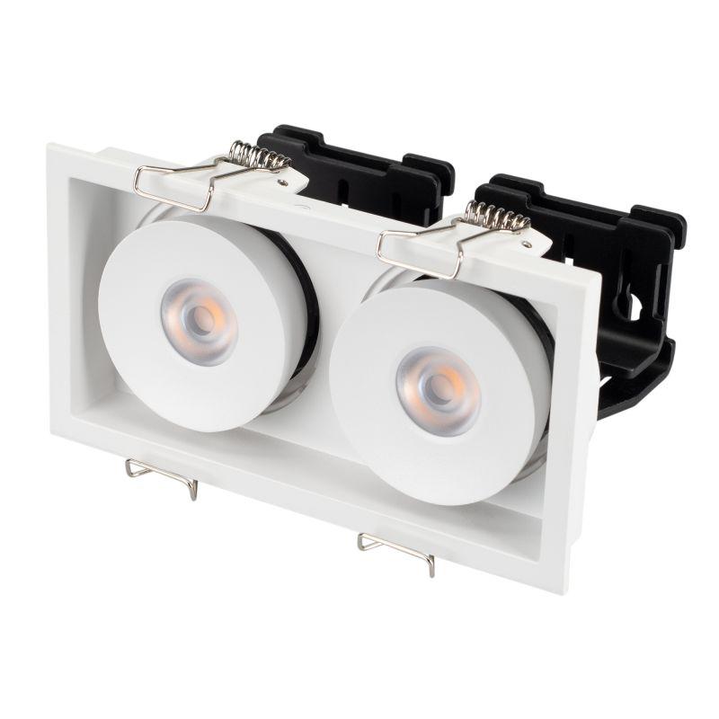 светильник cl-simple-s148x80-2x9w day4000 (wh 45 deg) (ip20 металл 3 года) arlight 028150 от BTSprom.by