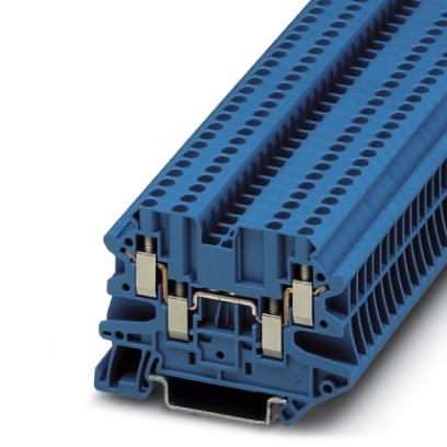 клемма проходная ut 2.5-quattro bu phoenix contact 3044555 от BTSprom.by