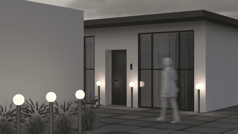  Светильник Bold 1х60Вт E27 IP54 ландшафтный Maytoni O598FL-01GR фото в каталоге от BTSprom.by