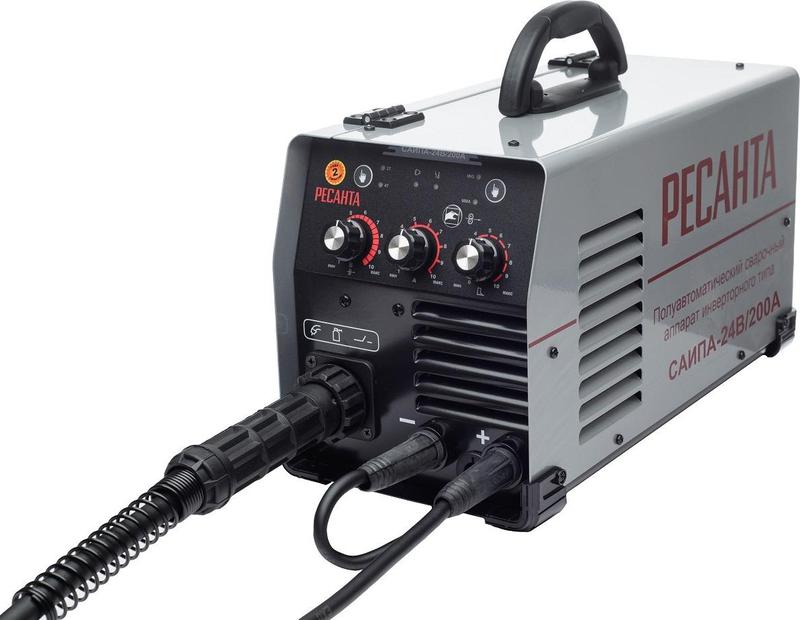  Инвертор сварочный полуавтомат. САИПА-24В/200А MIG 6в1 Ресанта 65/110 фото в каталоге от BTSprom.by