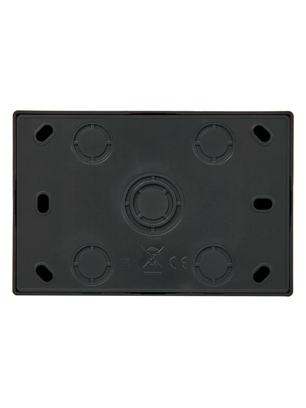  Розетка 2-м ОП LETO без заземл. закрытый корпус ПБТ черн. бархат LEZARD 752-4200-128B фото в каталоге от BTSprom.by