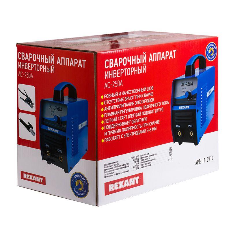  Аппарат сварочный инверторный АС-250А Rexant 11-0914 фото в каталоге от BTSprom.by