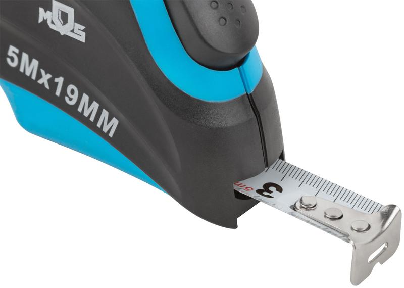  Рулетка Автостоп 5мх19мм MOS 17359М фото в каталоге от BTSprom.by