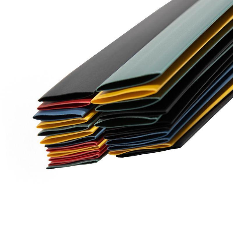  Набор трубок термоусадочных ТУТ нг 20.0/10.0 5 цветов 1м по 5шт Rexant 29-0170 фото в каталоге от BTSprom.by