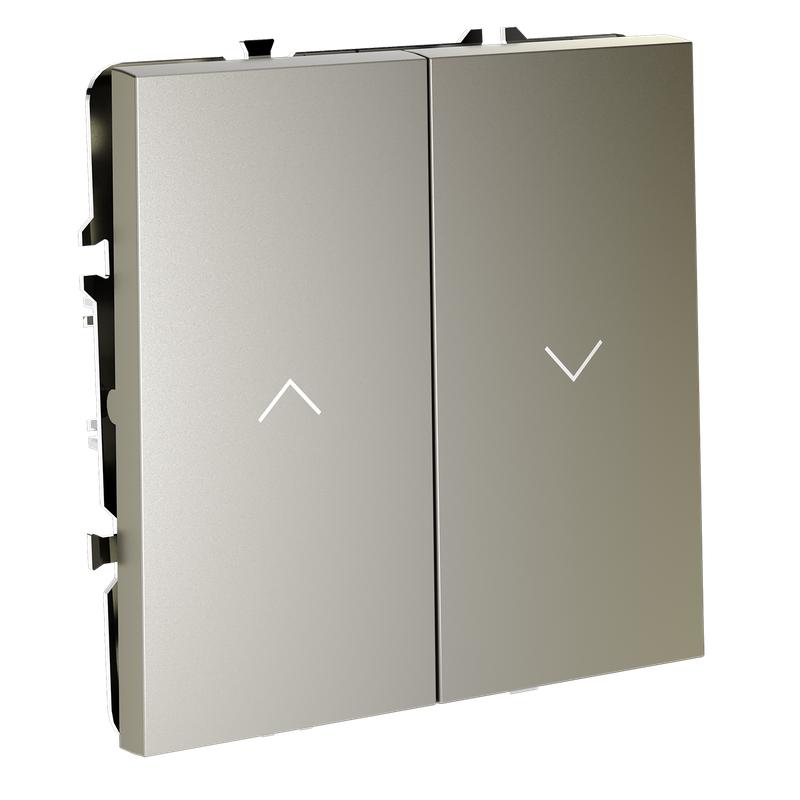 выключатель встраиваемый voltum s70 для жалюзи 10а шелк voltum vls020704 от BTSprom.by