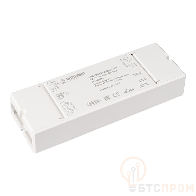 Усилитель DALI-101-DIM-BR-SUF (DALI bus 230В) INTELLIGENT ARLIGHT 029283 фото в каталоге от BTSprom.by  Усилитель DALI-101-DIM-BR-SUF (DALI bus 230В) INTELLIGENT ARLIGHT 029283 фото в каталоге от BTSprom.by