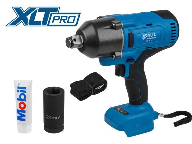 аккум. ударный гайковерт bull sc 1801 в кор. xltpro solo бесщет., 18 в, 1000 н*м, 3/4" (вес 3.3 кг) 0329061 от BTSprom.by