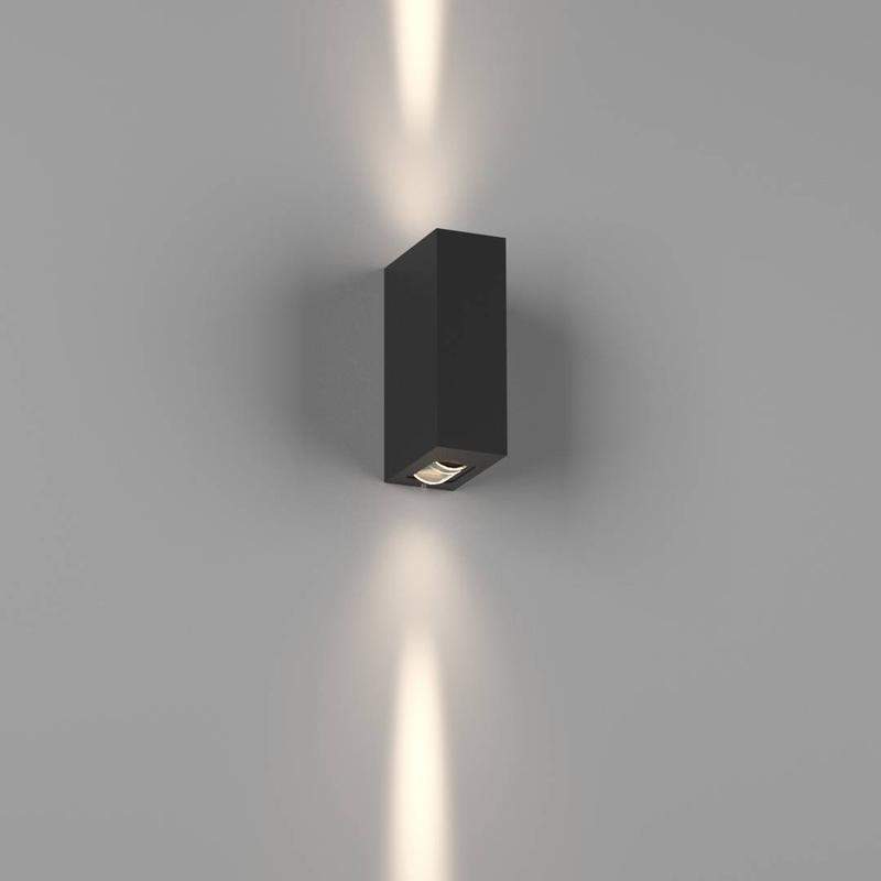  Бра двухстороннее GW-A151-2-6-BL-WW 6Вт 3000К IP54 черн. DesignLed 00-00004670 фото в каталоге от BTSprom.by