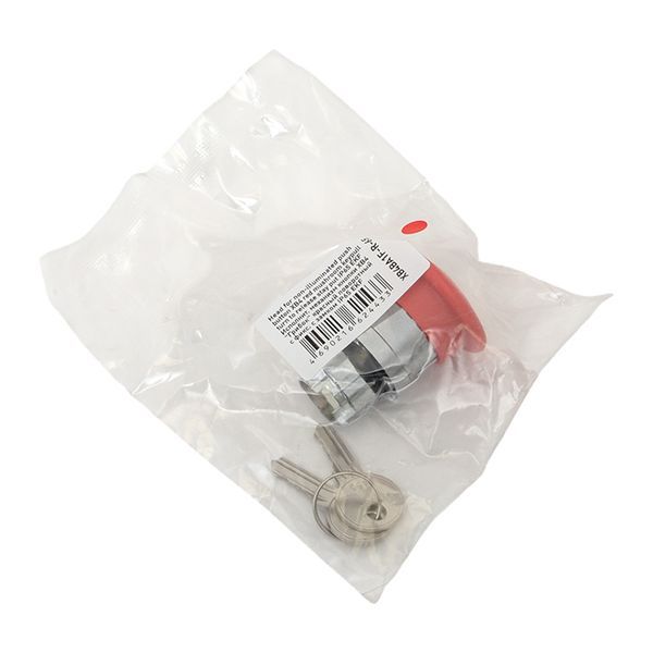  Механизм кнопки исполнительный XB4 "Грибок" IP65 поворотный с фиксацией с замком красн. EKF XB4BA1F-R-65 фото в каталоге от BTSprom.by