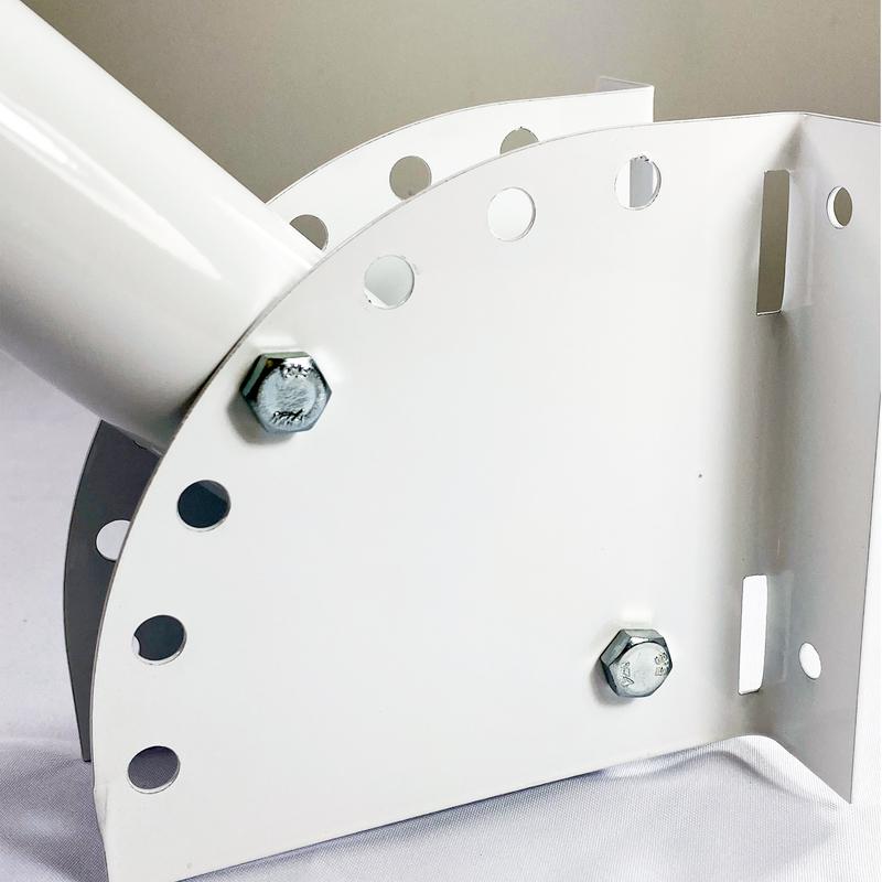  Кронштейн КР-3.1 ф48 бел. (до 100кг крепление к стене) ИУ Элетех 1030400029 фото в каталоге от BTSprom.by