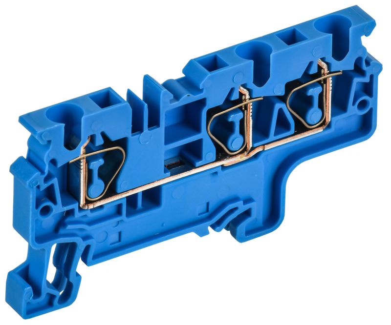 клемма пружинная cx4-3 bu 4кв.мм трехконтактная син. armafix iek af-ct40-00-3-k07-004 от BTSprom.by